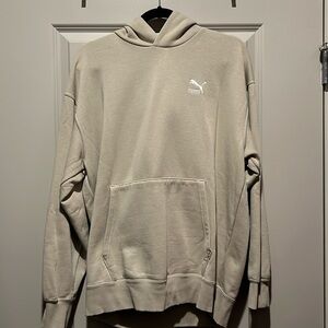 Men’s Tan Puma hoodie, medium